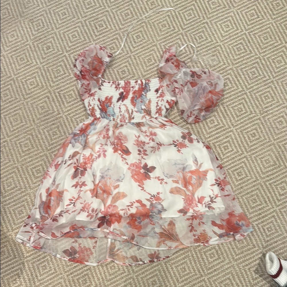 Floral Puff Sleeve Dress
